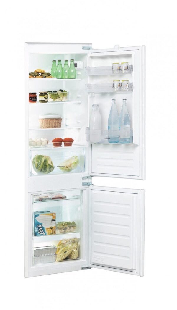 Frigorifero INDESIT Combinato Da Incasso Low Frost Classe E Capacità Netta 273 Litri Colore Bianco cod: B18A1D/IE