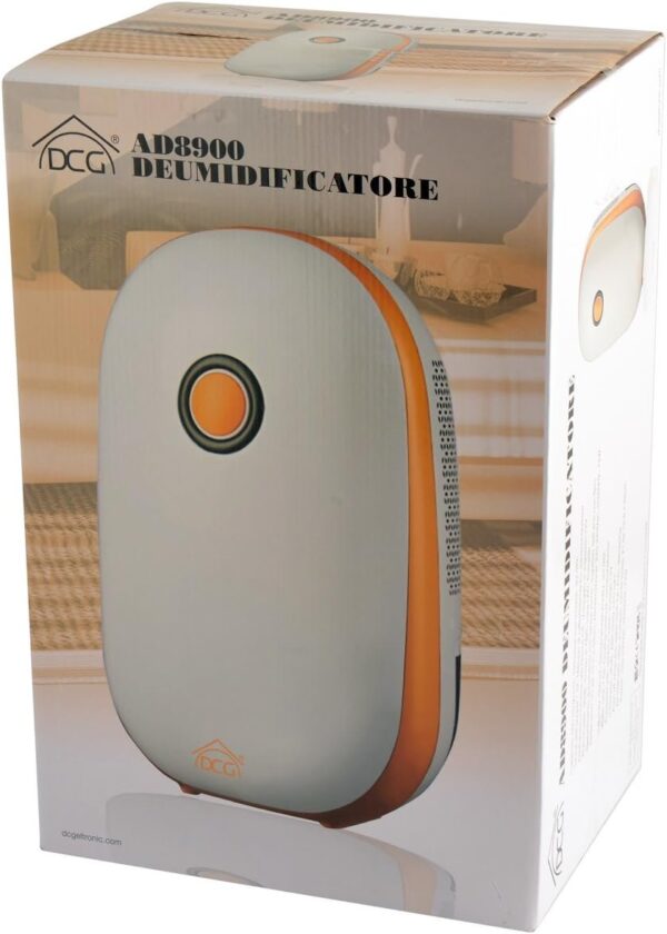 Deumidificatore DCG elettrico capacità 1,5 Lt colore Bianco/Giallo cod: AD8900