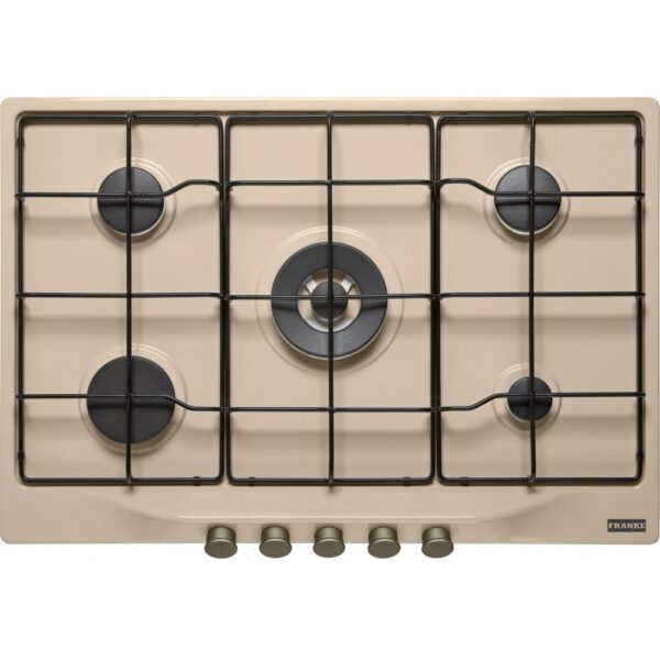 Piano Cottura FRANKE a Gas 5 Fuochi Gas 75 cm Colore Avena cod: FCH7554GTCOAE