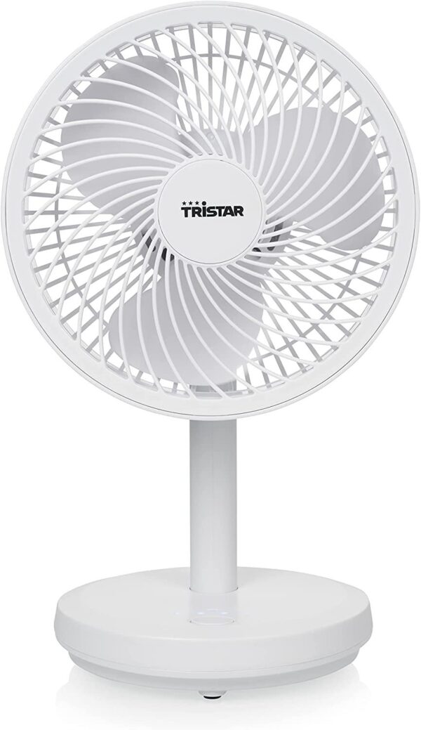 Ventilatore TRISTAR da tavolo cordless Ricaricabile Da Usb cod: VE-5841
