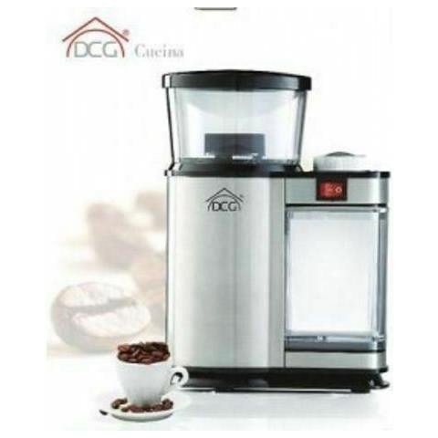 Macinacaffè Elettrico DCG Macina Trita Chicchi Caffè Corpo Acciaio cod: KSW2606