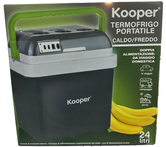 Frigo portatile KOOPER Capacità 24 Litri 50W Cod: 5919142