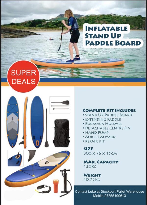 SUP Paddle Board 8 units per pallet