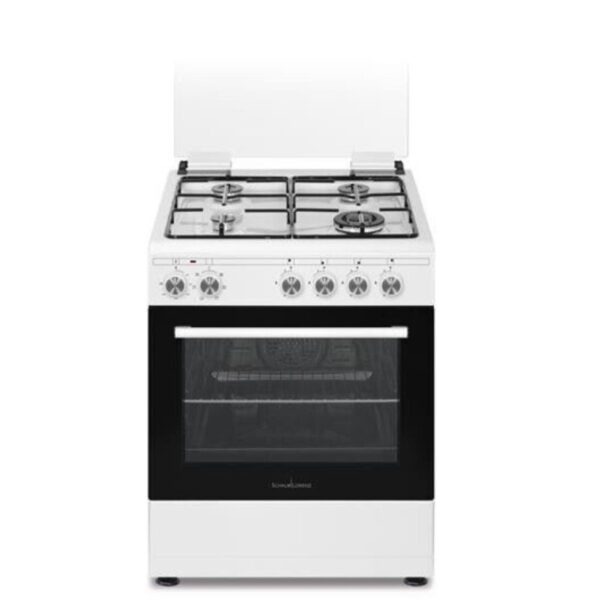 Cucina SCHAUB LORENZ 4 Fuochi a Gas Forno elettrico multifunzione Classe A Dimensioni 60 x 60 cm Colore Bianco cod: SS461EW