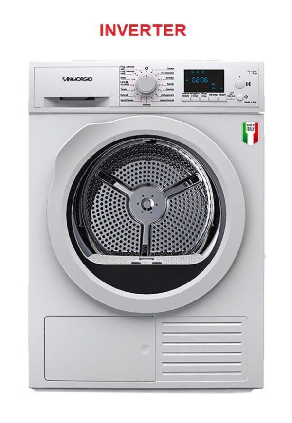 Asciugatrice SANGIORGIO Standard 8 Kg Classe A++ a pompa di calore Inverter cod: SDR8I