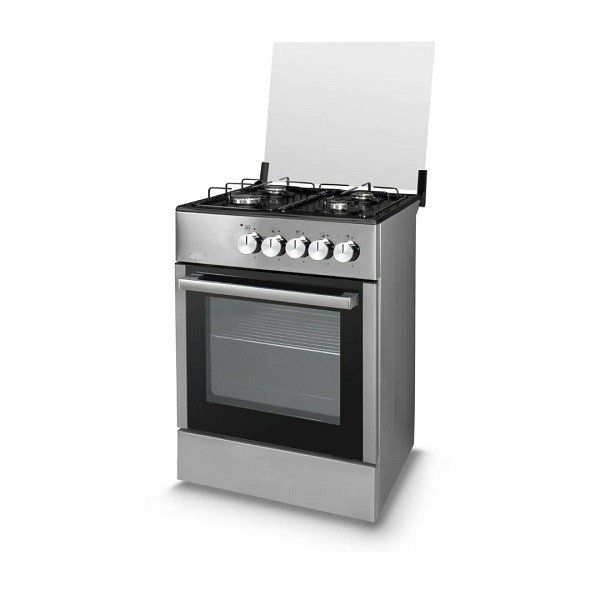Cucina STAYLUX 4 Fuochi a gas Forno a gas 60×60 cm Colore Grey/Black cod: LF66GG-40F GREY/BLACK