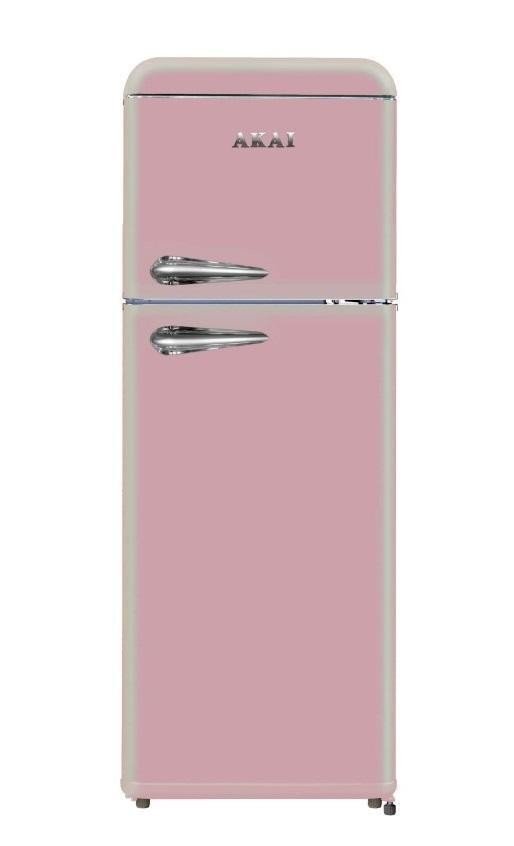 Frigorifero AKAI Doppia Porta Classe Energetica E Colore Rosa cod: CLASS241KPK