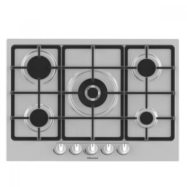 Piano cottura HISENSE a gas 70 cm colore Acciaio Inox/Ghisa cod: GM773XF