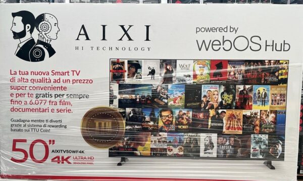 Smart Led Tv AIXI 50″ UHD 4K Webos cod: AI50FOT252-0276