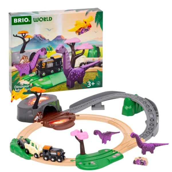 Circuito avventura dinosauri Brio