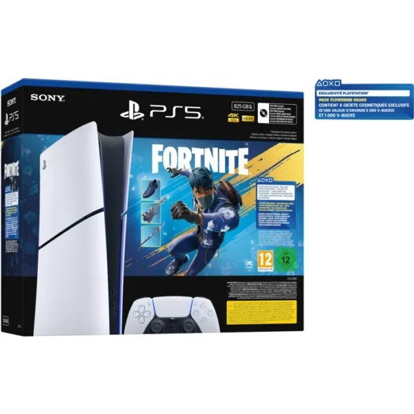 Pack PS5 Digitale: Console PlayStation 5 (modello Slim) + Fortnite® Flowering Chaos